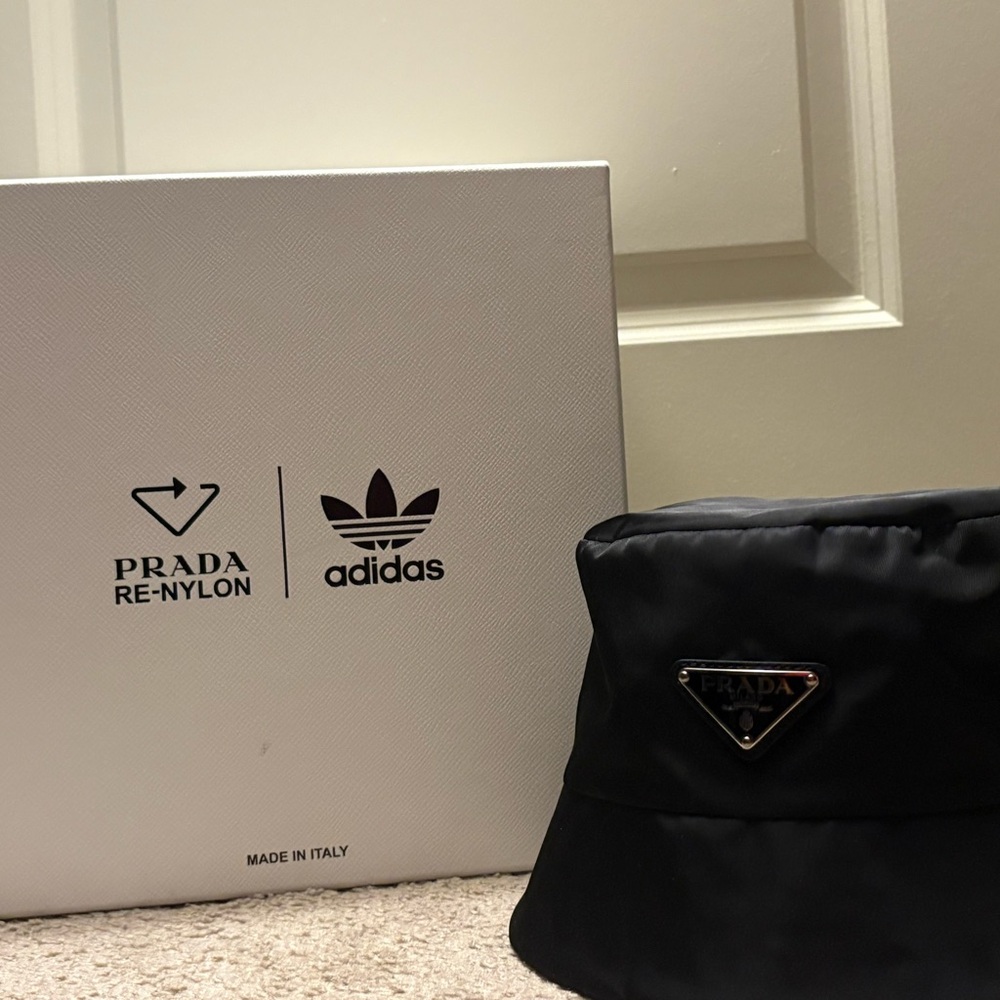 Prada Re-Nylon Black Bucket Hat